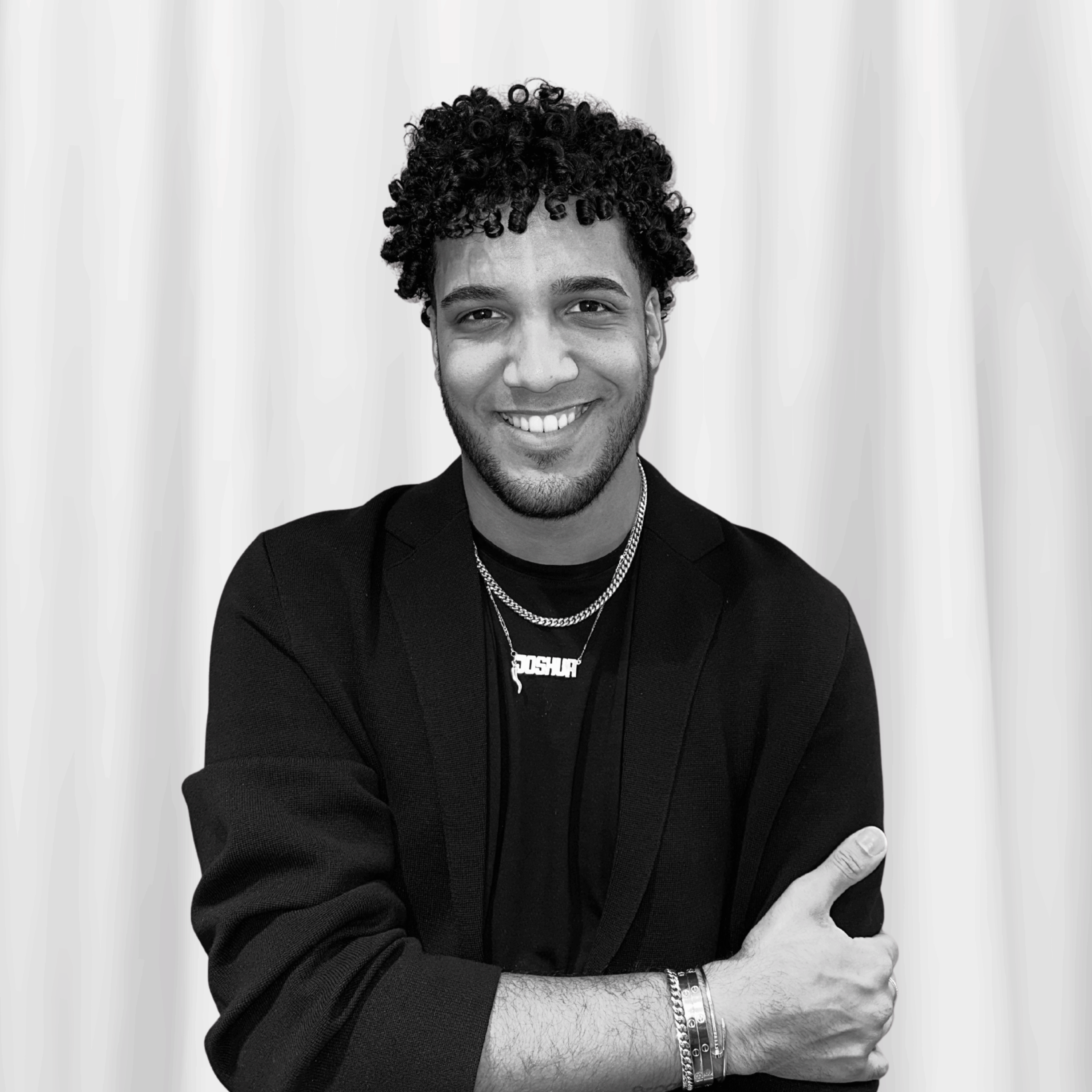 Hair stylist Josh Lallave at Fabio Scalia Salon in Brooklyn Heights, NYC